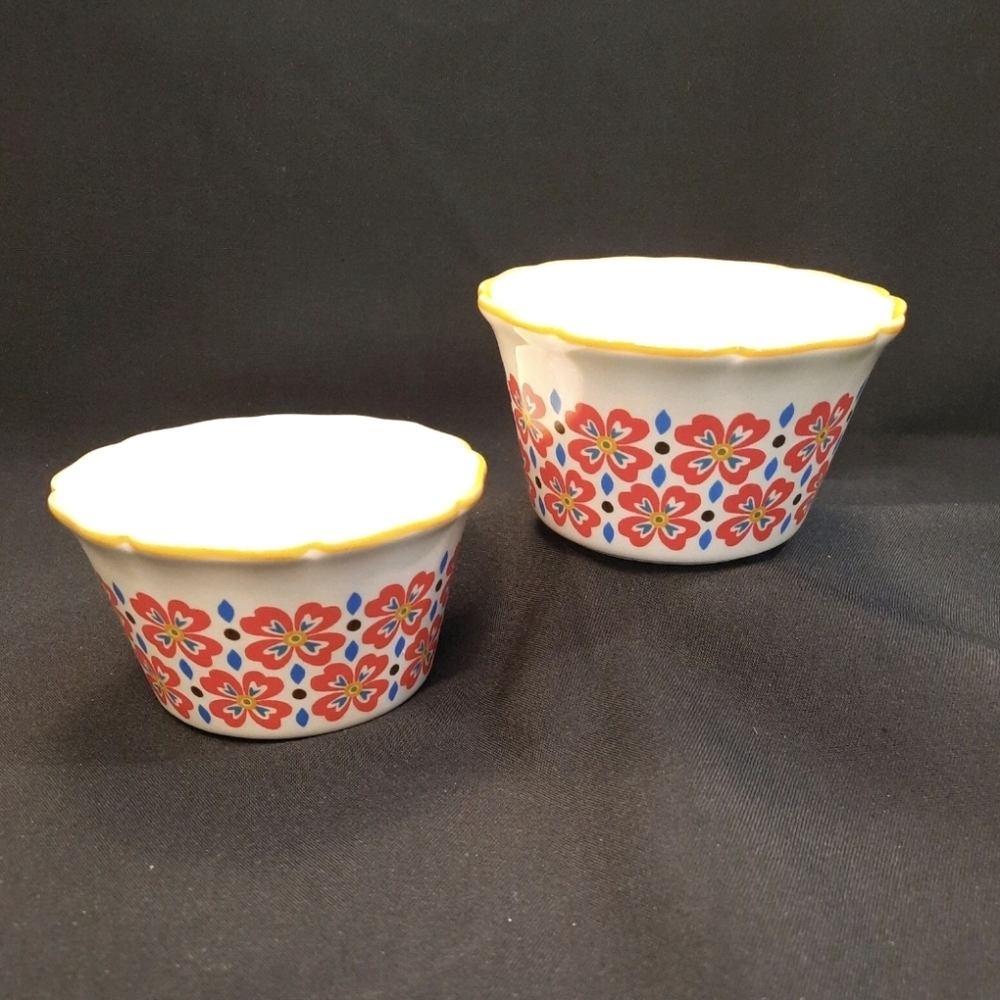 The Pioneer Woman Flea Market Ramekins ~ 6 Ounce ~ Set of 2